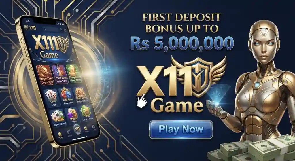 X111 Game first deposit option for account users